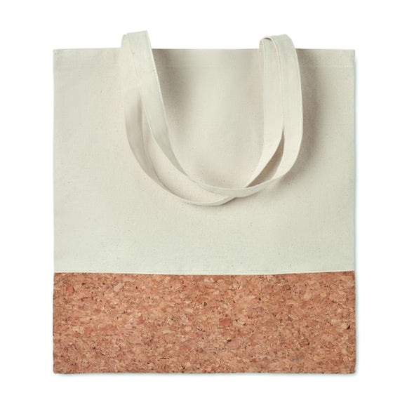 Sac À Provisions Avec Liège. Illa Tote Personnalisable Beige Sacs Shopping