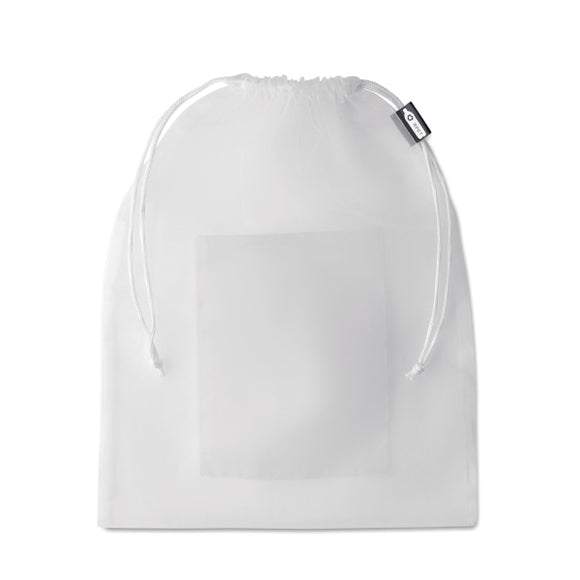 Sac Alimentaire En Filet Rpet Veggie Personnalisable Blanc Sacs Shopping