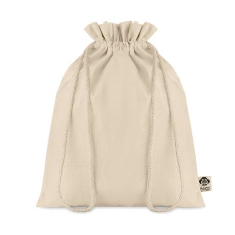 Sac Cadeau Coton Biologique M Amber Medium Personnalisable Beige Sacs Shopping