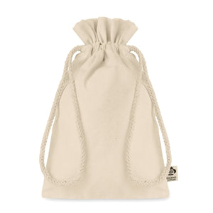 Sac Cadeau Coton Biologique S Amber Small Personnalisable Beige Sacs Shopping