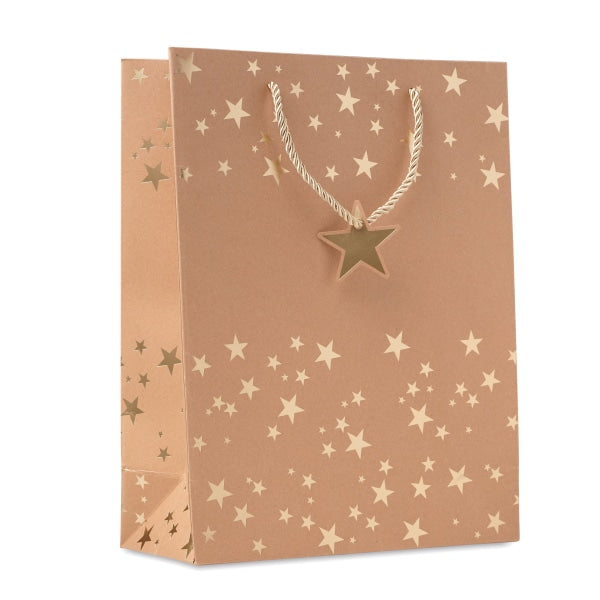 Sac Cadeau En Papier À Motifs Sparkle Personnalisable Gold Sacs Shopping