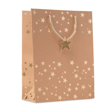 Sac Cadeau En Papier À Motifs Sparkle Personnalisable Gold Sacs Shopping
