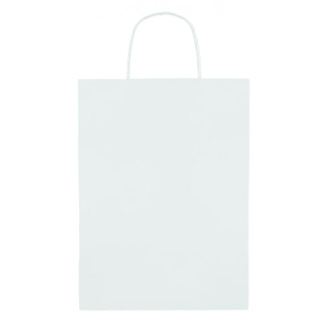 Sac Cadeau (Grand) 150 Gr/M² Paper Large Personnalisable Blanc Sacs Shopping