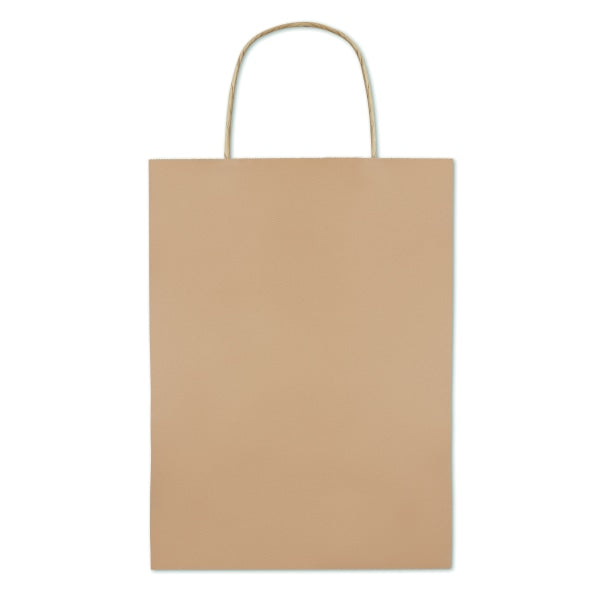 Sac Cadeau (Moyen) 150 Gr/M² Paper Medium Personnalisable Beige Sacs Shopping
