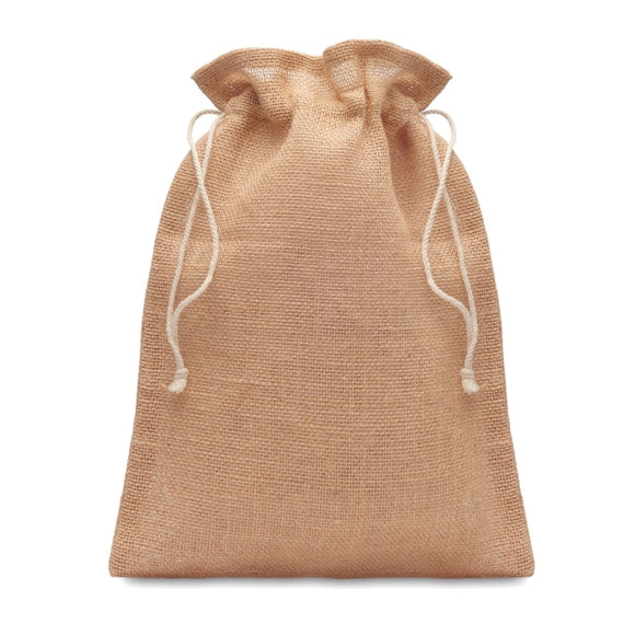 Sac Cadeau Moyen En Jute Jute Medium Personnalisable Beige Sacs Shopping