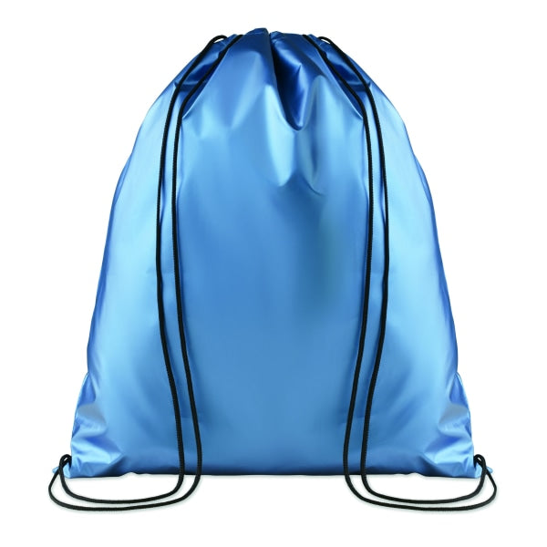 Sac Cordelette Avec Lamination New York Personnalisable Bleu Sacs À Dos & De Plein Air