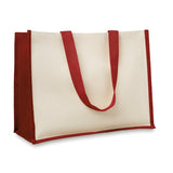 Sac De Courses En Toile Jute Campo De Fiori Personnalisable Red Sacs Shopping