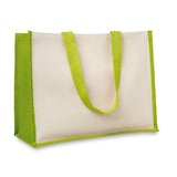 Sac De Courses En Toile Jute Campo De Fiori Personnalisable Lime Sacs Shopping