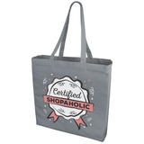 Sac En Coton Avec Soufflet Odessa Personnalisé Gris / Unisexe Voyages & Bagagerie
