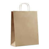 Sac En Papier Grand Format Paper Tone L Personnalisable Beige Sacs Shopping