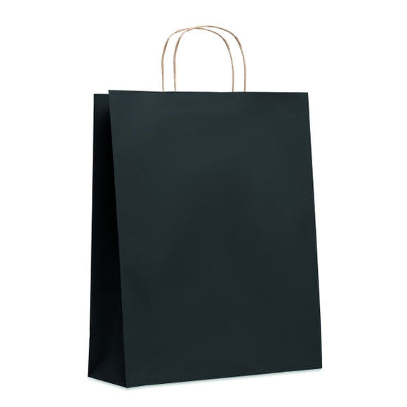 Sac En Papier Grand Format Paper Tone L Personnalisable Black Sacs Shopping