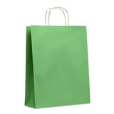 Sac En Papier Grand Format Paper Tone L Personnalisable Green Sacs Shopping