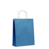 Sac En Papier Moyen Format Paper Tone M Personnalisable Blue Sacs Shopping