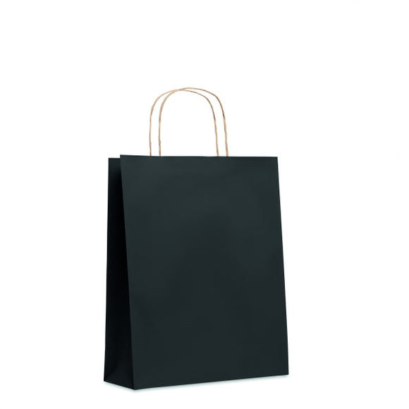Sac En Papier Moyen Format Paper Tone M Personnalisable Black Sacs Shopping