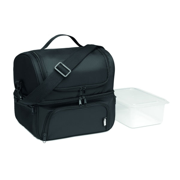 Sac Isotherme En 600D Rpet Iceberg Personnalisable Black Sacs À Dos & De Plein Air