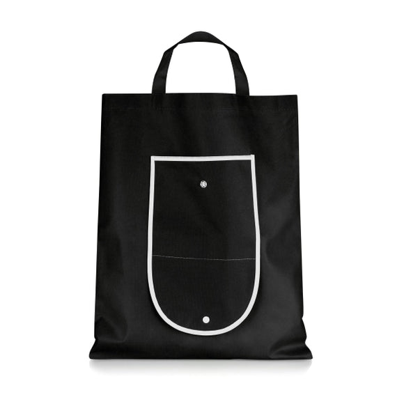 Sac Pliable Foldonova Personnalisable Black Sacs Shopping