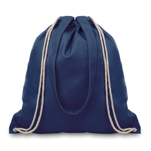 Sac Shopping À Cordelette Moira Personnalisable Blue Sacs