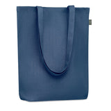 Sac Shopping En Chanvre Naima Tote Personnalisable Blue Sacs