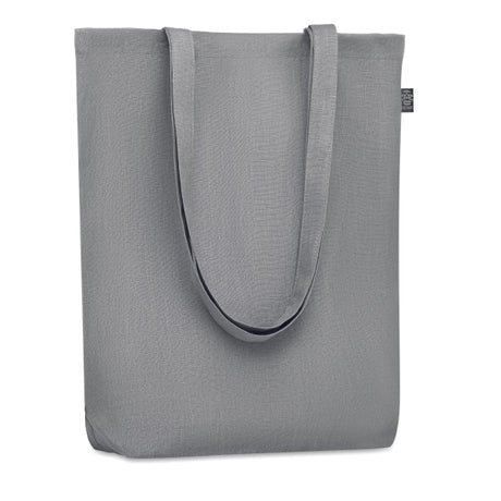 Sac Shopping En Chanvre Naima Tote Personnalisable Grey Sacs