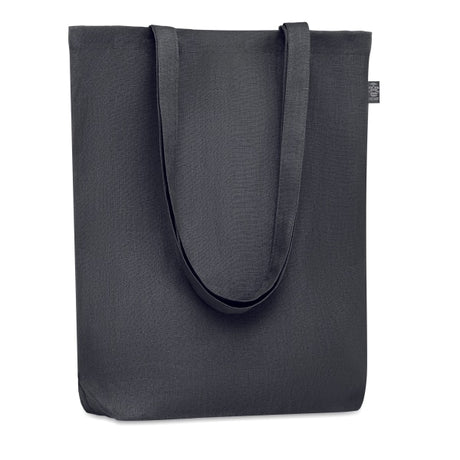 Sac Shopping En Chanvre Naima Tote Personnalisable Black Sacs