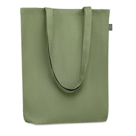 Sac Shopping En Chanvre Naima Tote Personnalisable Green Sacs