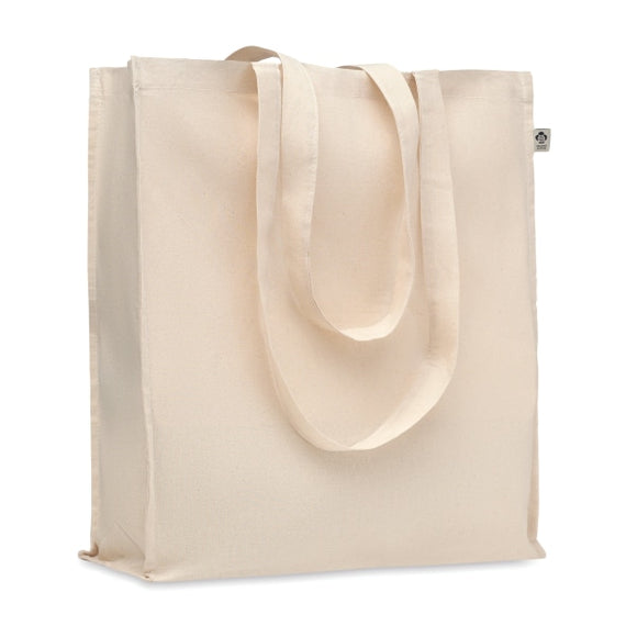 Sac Shopping En Coton Biologique Trapani Personnalisable Beige Sacs