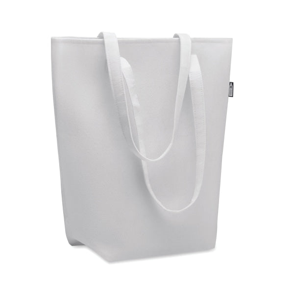 Sac Shopping En Feutre Rpet Nata Personnalisable White Sacs Shopping
