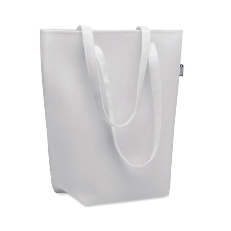 Sac Shopping En Feutre Rpet Nata Personnalisable White Sacs Shopping