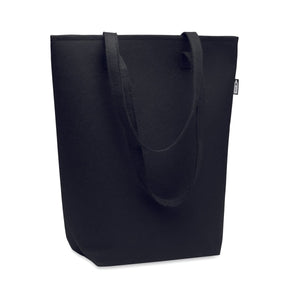 Sac Shopping En Feutre Rpet Nata Personnalisable Black Sacs Shopping