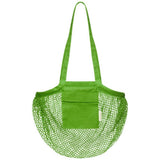 Sac Shopping Pune En Coton Maille Filet Bio Gots 100 G/M2 6L Personnalisable Vert Sacs