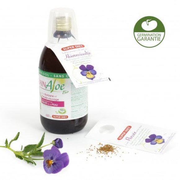 Sachet De Graines En Collerette Bouteille Personnalisable Plantes Publicitaires