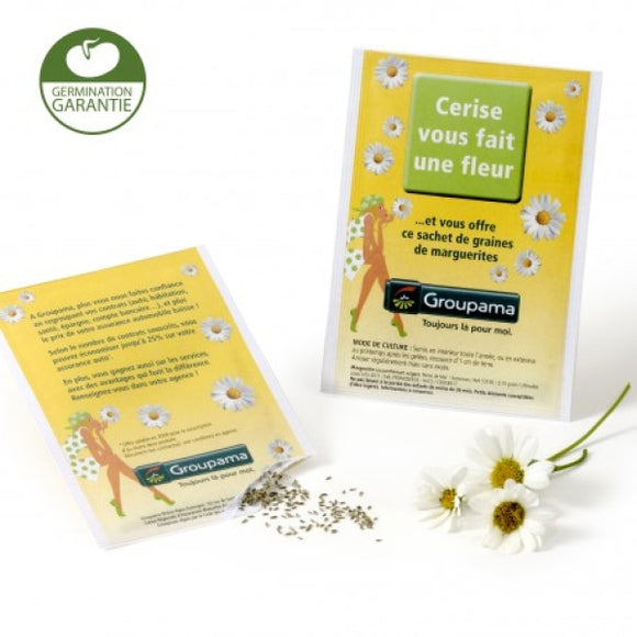 Sachet De Graines Format 87X120 Mm Personnalisable Plantes Publicitaires