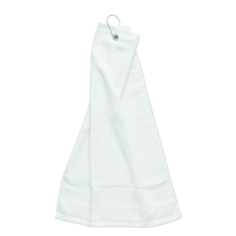 Serviette De Golf En Coton Avec Hitowgo Personnalisable White Plein Air