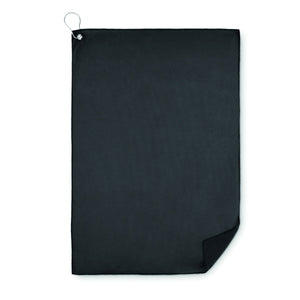 Serviette De Golf En Rpet Towgo Personnalisable Noir Plein Air