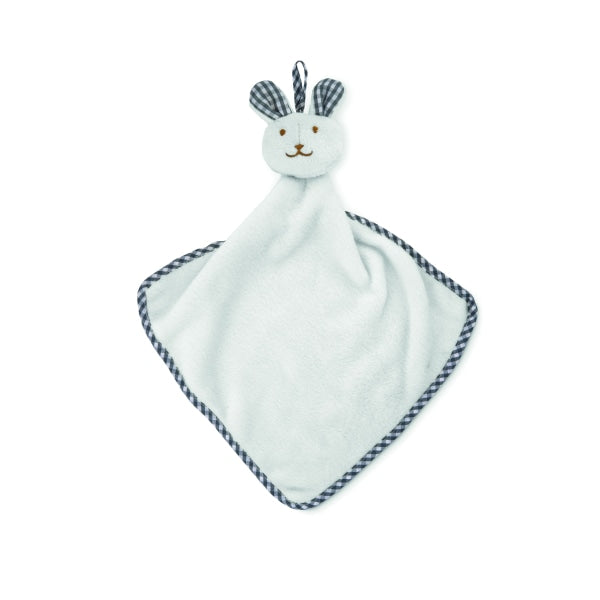 Serviette Lapin En Peluche Hug Me Personnalisable Blanc Peluches