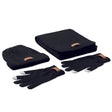 Set 3 Pièces Dhiver En Rpet Denali Personnalisable Black Chapeaux