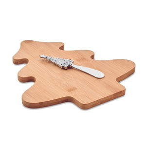 Set À Fromages En Bambou Treechesse Personnalisable Brown Accessoires Culinaires