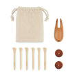 Set Daccessoires De Golf Dormie Personnalisable Beige Plein Air