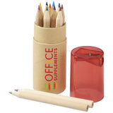 Set De 12 Crayons Couleur Personnalisable Stylos