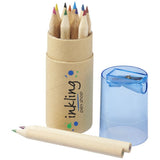 Set De 12 Crayons Couleur Personnalisable Stylos