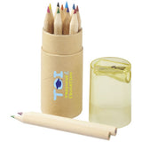 Set De 12 Crayons Couleur Personnalisable Stylos