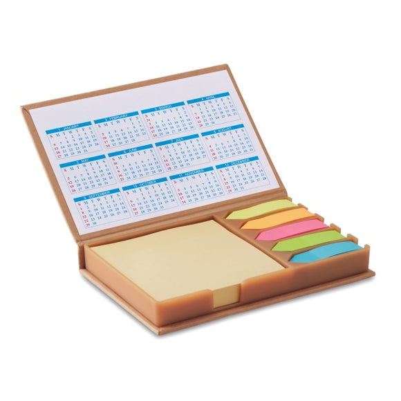 Set De Bureau Avec Calendrier Memocalendar Personnalisable Beige Accesoires