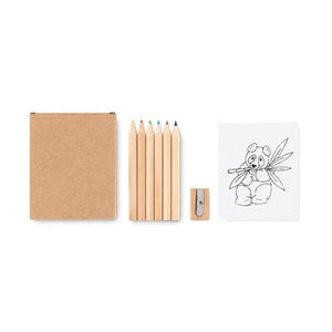 Set De Coloriage Little Vangogh Personnalisable Beige Dessin