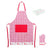 Set De Cuisine Noël 200 Gr/M² Senefa Personnalisable Red Accessoires Culinaires