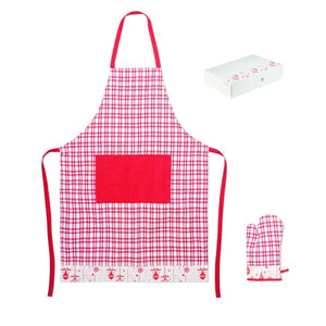 Set De Cuisine Noël 200 Gr/M² Senefa Personnalisable Red Accessoires Culinaires