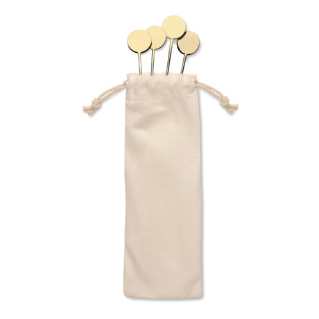 Set De Touilleurs En Acier Inox Tamango Personnalisable Gold Accessoires