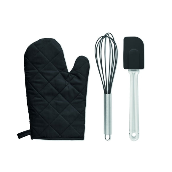 Set Dustensiles De Cuisine Dateki Personnalisable Black Accessoires Culinaires
