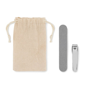 Set Manucure Dans Une Pochette Nails Up Personnalisable Beige Soins De La Personne