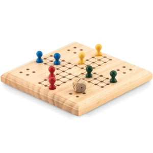 Solitaire En Bois Ludo Personnalisable Brown Jeux