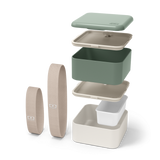 Boîte à repas (lunchbox) Mon Bento® format carré fabrication France 🇫🇷